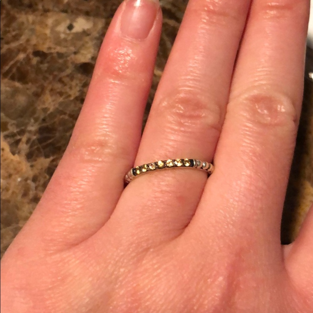 LAGOS Yellow Sapphire Stacking Ring